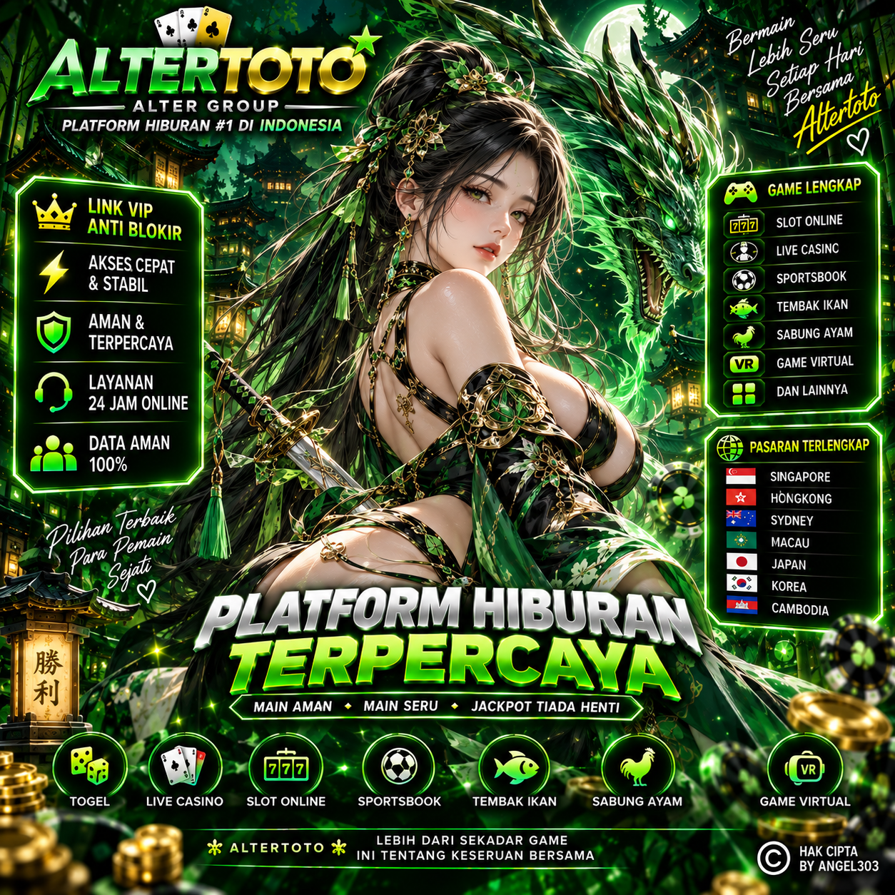 ALTERTOTO ␥ Platform Game Togel Online Resmi dengan Layanan WD Paling TOP!